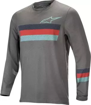 Джерси Alpinestars Alps 6.0 LS велосипедные, серо-красные