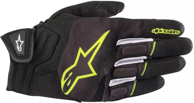 Перчатки Alpinestars Atom, черно-желтые