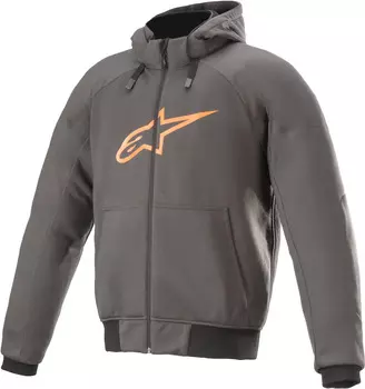Alpinestars Chrome Sport Мотоцикл Hoodie, серый/оранжевый