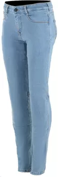 Alpinestars Daisy V2 Дамы Мотоцикл Джинсы, светло-синий