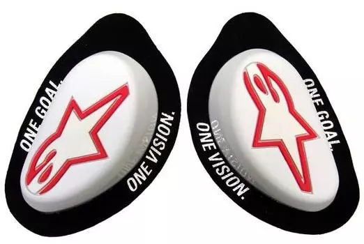 Alpinestars GP Колено ползунки, белый