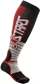 Alpinestars MX Pro Мотокросс носки, черный/красный