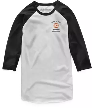 Лонгслив Alpinestars Prime, белый/черный