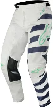 Штаны для мотокросса Alpinestars Racer Braap, белый/синий