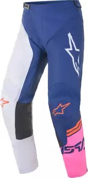 Штаны для мотокросса Alpinestars Racer Compass, синий/белый