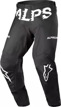 Штаны для мотокросса Alpinestars Racer Found, черный/белый