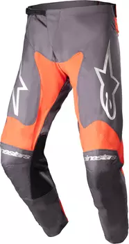 Штаны для мотокросса Alpinestars Racer Hoen, серый/оранжевый