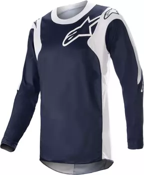 Мотокросс джерси Alpinestars Racer Hoen, темно-синий/белый