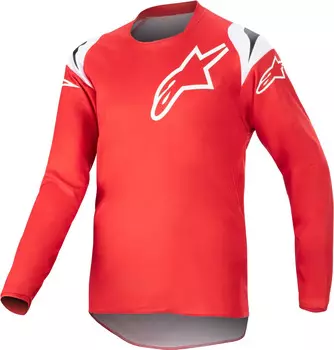 Мотокросс джерси Alpinestars Racer Narin Youth, красный/белый
