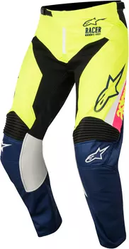 Alpinestars Racer Supermatic 2018 Мотокросс брюки, желтый/черный
