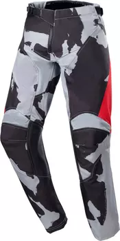 Штаны для мотокросса Alpinestars Racer Tactical 2023 Youth, серый/красный