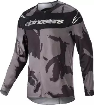 Мотокросс джерси Alpinestars Racer Tactical 2023, черный/серый