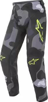 Штаны для мотокросса Alpinestars Racer Tactical, черный/желтый