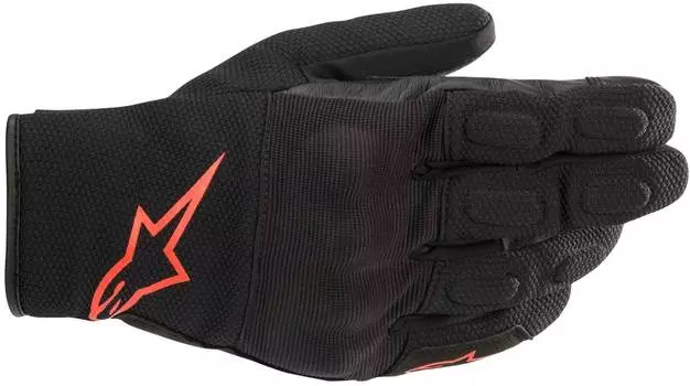 Alpinestars S Max Drystar Водонепроницаемые мотоциклетные перчатки, черный/красный