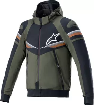 Alpinestars Sektor V2 Мотоцикл Hoodie, зеленый/черный