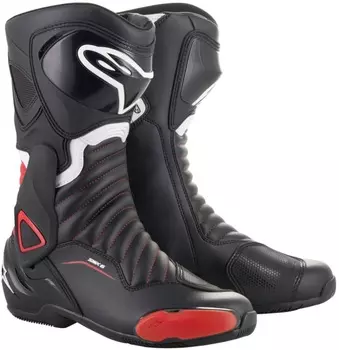 Мотоциклетные ботинки Alpinestars SMX-6 V2, черный/красный