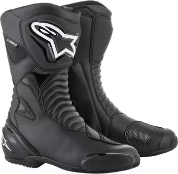Мотоциклетные ботинки Alpinestars SMX S Waterproof, черный/белый