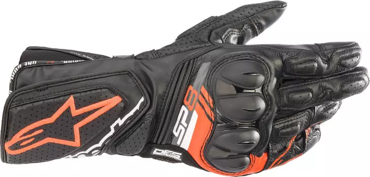 Мотоциклетные перчатки Alpinestars SP-8 V3, черный/красный