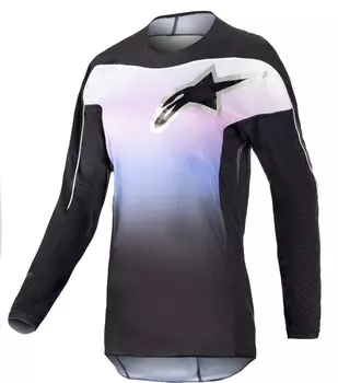 Женский джерсим Alpinestars Stella Fluid V23, черный/белый градиент