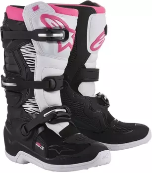 Женские сапоги для мотокросса Alpinestars Stella Tech 3, черный/розовый