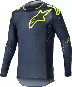 Alpinestars Supertech Bruin Мотокросс Джерси, черный/желтый