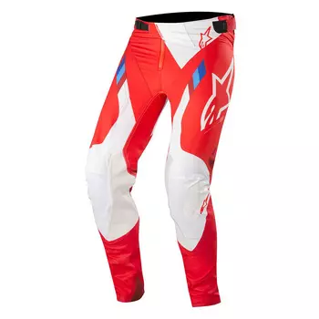 Штаны для мотокросса Alpinestars Supertech, красный/белый/синий