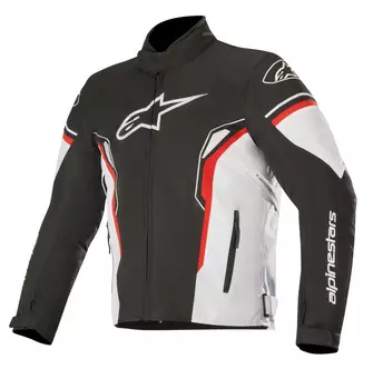 Alpinestars T-SP-1 Водонепроницаемый мотоцикл Текстиль куртка, черный/белый/красный