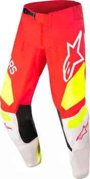 Штаны для мотокросса Alpinestars Techstar Factory Classic, красный/белый