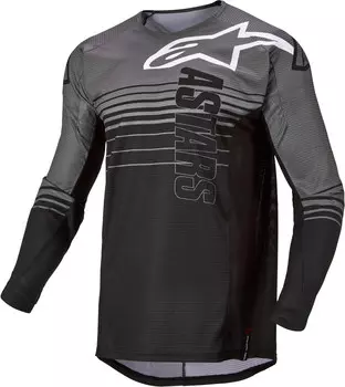 Мотокросс джерси Alpinestars Techstar Graphite, черный/серый
