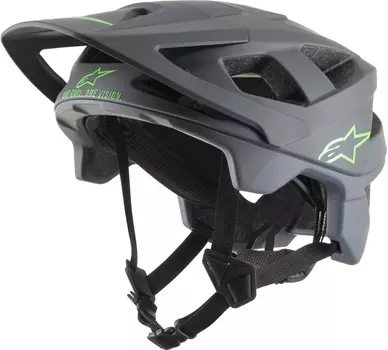 Велосипедный шлем Alpinestars Vector Pro Atom, серый/зеленый
