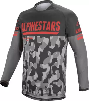 Alpinestars Venture R Camo Мотокросс-Джерси, черный/камуфляжный