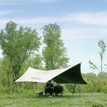 Alpint Mountain шестиугольный навес, изысканное снаряжение для кемпинга, солнцезащитный козырек, защита от солнца, утолщенный виниловый навес, непромокаемый тент, беседка