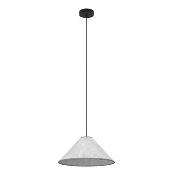 ALSAGER подвесной светильник стальной черный, фетровый серый E27 1X40W В: 110см 41см с диммированием EGLO