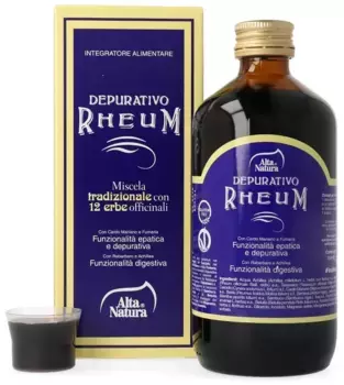 Alta Natura Depurative Rheum 250 мл Очищающая добавка для улучшения пищеварения