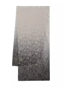 Altea полупрозрачный шарф с узором, серый