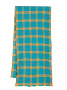 Altea шарф в клетку, синий