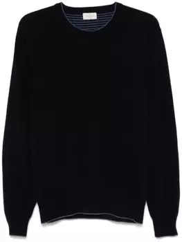 Altea свитер с нашивками на плечах, синий