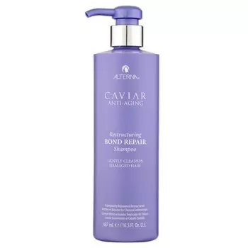 Alterna, Caviar Anti-Aging Restructuring Bond Repair Shampoo, Шампунь для поврежденных волос, 487мл