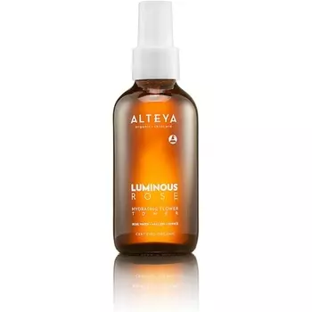 Alteya Organic Luminous Rose Hydrating Flower Toner 120 мл Сертифицированный органический очищающий балансирующий восстанавливающий все типы кожи Alteya Organics