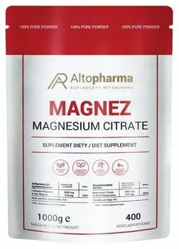 AltoPharma, Цитрат магния в порошке, 1000 г Inna marka