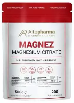 AltoPharma, Цитрат магния в порошке, 500 г Inna marka
