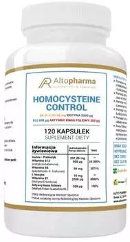 AltoPharma, Контроль гомоцистеина, 120 капс. Inna marka