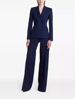 Altuzarra брюки Rudy с завышенной талией, синий