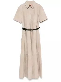 Altuzarra платье миди Kiera, нейтральный