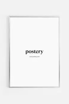 Алюминиевая фоторамка премиум класса Postery, 30x40 см, серебряный