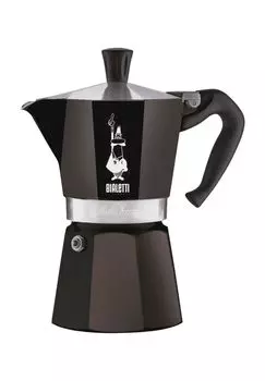 Алюминиевая кофеварка Мока Экспресс, 6 чашек Bialetti, черный