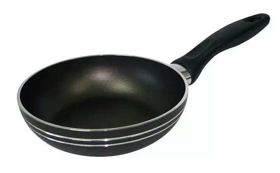Алюминиевая сковорода Reiss Cortina с покрытием 16см, алюминий черный Riess