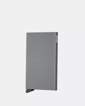 Алюминиевый держатель для карт Secrid, серый