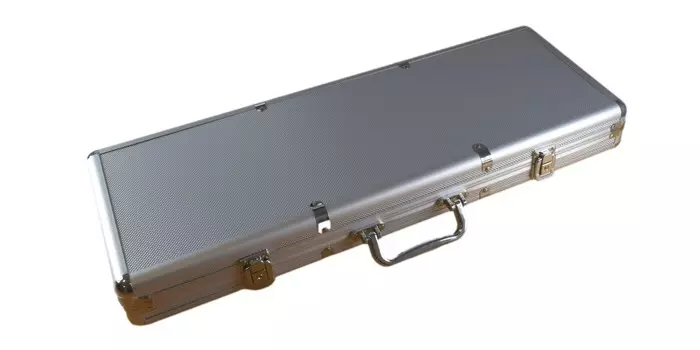 Алюминиевый кейс на 500 покерных фишек 8279, Evergreen