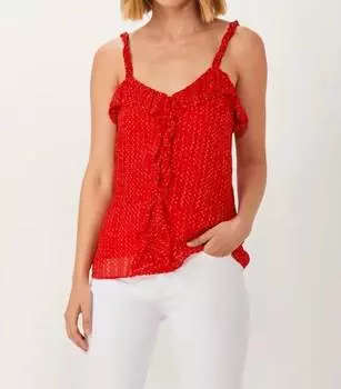 Алый топ в красном Ecru